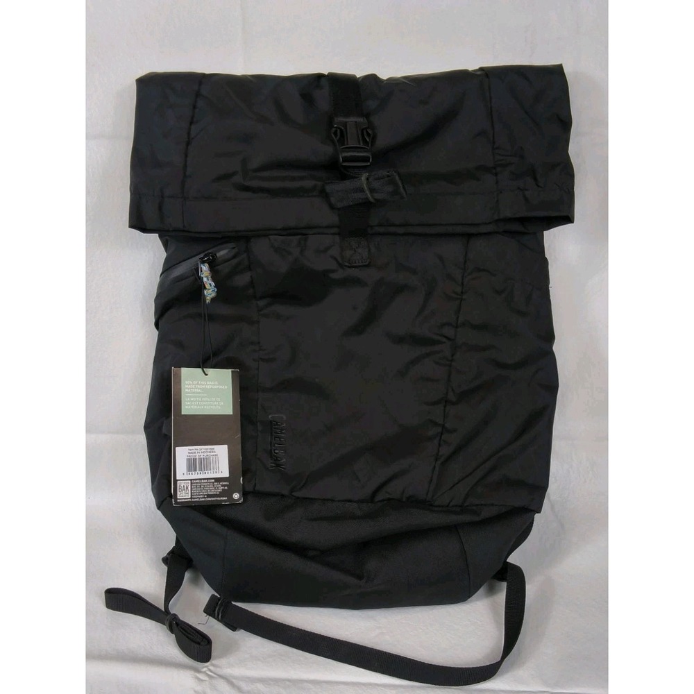 CamelBak Pivot Roll Top Backpack 20L NWT Black Commuter Hiking Daypack